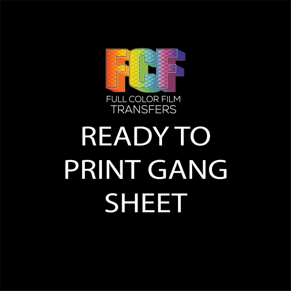 Custom Ready-to-Print Gang Sheet